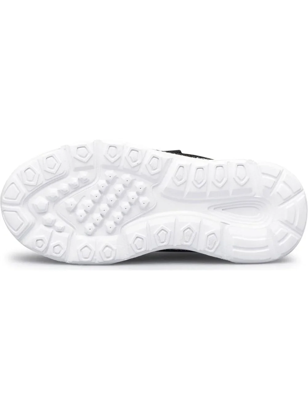 Kids Black White Mesh Shoes Toddler Boys Girls Running Sports Strap Sneakers